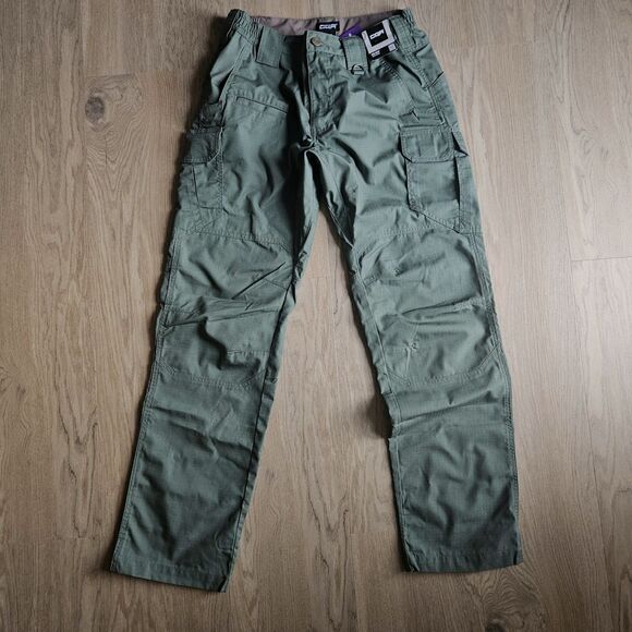 CQR Mens 30Wx32L Hiking Work Tactical Pants Ripstop Water Resistant Cargo NEW - Picture 1 of 12